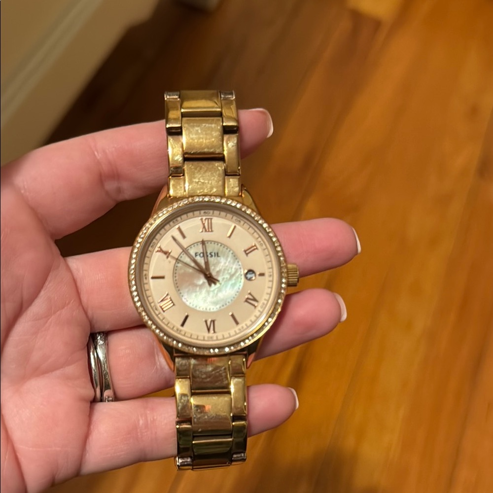 Rose Gold Fossil Women's Watch